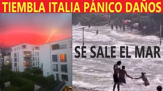 TIEMBLA ITALIA ES EL MÁS POTENTE EN AÑOS  SE SALE EL MAR EN BRASIL  TORMENTA ROJA ALEMANIA [upl. by Sherard]