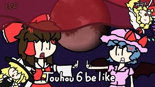 Touhou 6 The Embodiment of Scarlet Devil be like Touhou Animation [upl. by Wobniar]