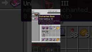 POV you finally get Unbreaking 3 in Minecraft minecraft unbreaking shorts music enchantment [upl. by Anitsirk]