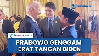 Momen Akrab Prabowo dengan Para Pemimpin Dunia Genggam Erat Tangan Joe Biden hingga Xi Jinping [upl. by Annohsat]