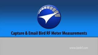 RF Meter App Email Options [upl. by Noffihc]