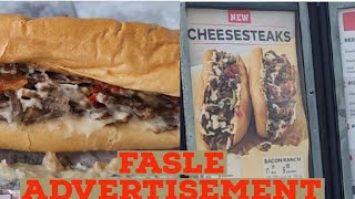 Arbys New Bacon Ranch Cheesesteak Review [upl. by Welcher480]