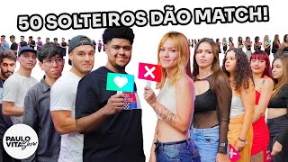 50 PESSOAS dando MATCH na vida real [upl. by Nasia]