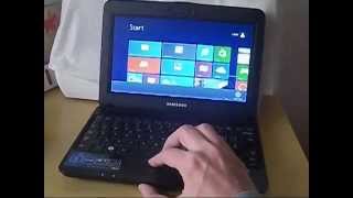 Samsung NB30 Atom N450 166 GHZ Windows 8 [upl. by Ylebmik]