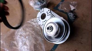 Homemade Go Kart Build Project 22 Torque Converter Install Pt1 [upl. by Holey]