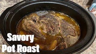 Super Easy Savory Pot Roast  How To Make Pot Roast [upl. by Annaerb346]