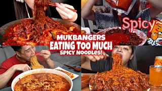 ALL EXTREME SPICY NOODLES IN ONE VIDEO🌶️🔥🥵🥵🥵 [upl. by Yusem457]