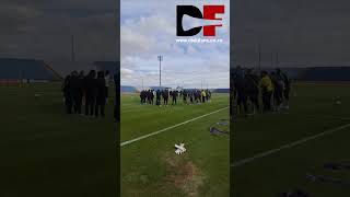 Bafana Bafana praying before training at Dobsonville Stadium DiskiFans [upl. by Hgielrak]