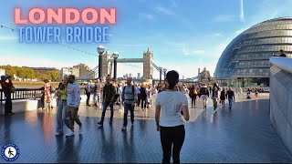 Scenic Walk from Bankside to Tower Bridge  London’s Best Riverside Route [upl. by Ecyarg238]