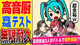 【高音厨音域テスト】クリアするの余裕すぎてキー無限に上げまくった結果ｗｗｗｗｗｗｗｗｗｗ【いれいす】【すたぽら】【シクフォニ】 [upl. by Ahtanaram832]