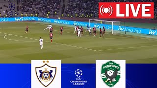 🔴LIVE Qarabag vs Ludogorets  UEFA Champions League Qualifying 202425  Match Live Today [upl. by Artemisia]