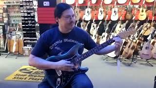 Demo of the Fender American Professional II Stratocaster Dark Night [upl. by Norword]