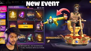 NEW FADED WHEEL  NEW EVENT  FREE FIRE MAX [upl. by Nelav]