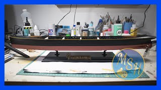 Airfix RMS Titanic in 1400 scale PART 1 [upl. by Ihp]