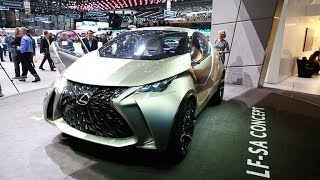 Car Tech  The Lexus LFSA concept ventures into the ultracompact territory [upl. by Nodaj]