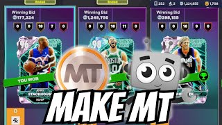 HOW TO MAKE A LOT OF MT IN NBA2K25 MyTeam [upl. by Laehcim]