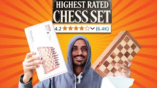 I bought Highest Rated Chess set from Online Store  India  12x12 Folding Wooden Chess Board Set [upl. by Airahs897]