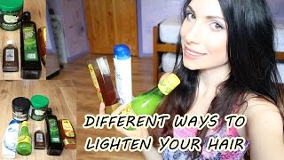 Best Ways to Lighten Hair Naturally [upl. by Connel]