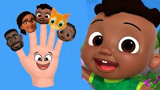 Finger Family Nursery Rhymes amp Kids Songs  Leah and Cocomelon JJ Doll Pretend [upl. by Ylram]