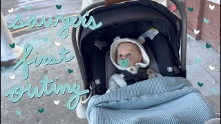 Reborn Baby Sawyers First Outing Shopping with Reborn Doll  Kelli Maple [upl. by Llevrac]