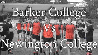 Barker College Vs Newington College  2021 1st XV Highlights [upl. by Alcus]