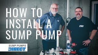 How to Install a Sump Pump — Step By Step Installation Guide [upl. by Eyoj426]