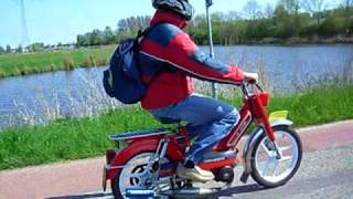 Peugeot 103  2 stroke sound 50cc Motor Bike oldtimer from 1971 [upl. by Ahsinehs]