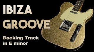 Ibiza Groove Backing Track in Em SZBT 38 [upl. by Pontone905]