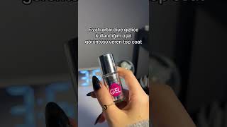 Top coat önemi nails oje nailart tirnak nailpolish topcoat nailtutorial reklamdeğildir [upl. by Zeus]