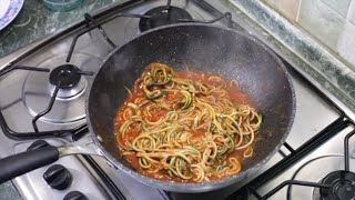 spaghetti di zucchine al pomodoro [upl. by Bradlee]