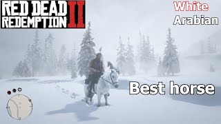 How to get the white Arabian horseRed dead redemption 2Full Guide [upl. by Phillada]