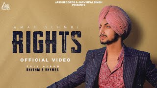 Rights Official Video Amar Sehmbi  Babbu  Showkidd  New Punjabi Song 2024  Jass Records [upl. by Pownall]