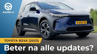 TOYOTA BZ4X 2023 beter na alle updates  GARANTIE  LADEN  RIJDEN  REVIEW  AutoRAI TV [upl. by Aronas]