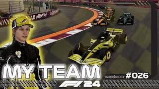 F1 24 MY TEAM 26  ALONSO EN FORCE AU QUATAR QCFR [upl. by Bord573]