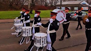 Clydebank Blitz memorial parade  Pride of the rock Flute Band 09032024 [upl. by Crescen717]