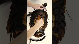 Leather Isopod Sling DIY Pattern and Tutorial leatherwork leathercraft leatherbag diy [upl. by Christabel]