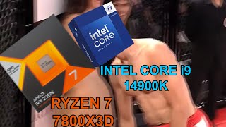 Intel Core i9 14900K VS AMD Ryzen 7 7800X3D [upl. by Hayden]