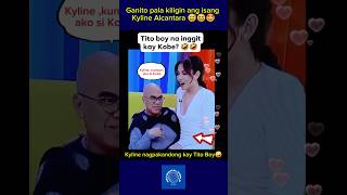 Kyline nagpakandong kay Tito Boy 😁 gumaya kay Kobe shortsfeed trending shorts [upl. by Nylhtak641]