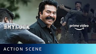 The Action Scene You Cannot Miss  Mammootty  Shylock  Prime Video [upl. by Hole929]