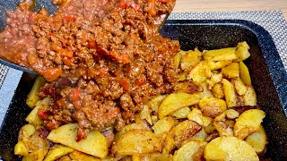 Pommes de terre et viande Hachée❗️ Cest incroyablement délicieux et facile recette de dîner [upl. by Nagard128]