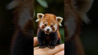 Cute Little Red Panda is Singing cuteanimals ai funnyshorts [upl. by Hakeem]