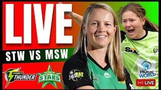 Melbourne Stars VS Sydney Thunder T20 Live [upl. by Anstus]