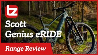 Scott Genius eRIDE  Range Review  Tredz Bikes [upl. by Tekcirk792]