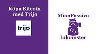 Köpa Bitcoin med Trijo [upl. by Ateekal]