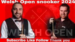 Hossein Vafaei Vs Jak Jones Welsh Open snooker 2024 Best Of 7 [upl. by Aitam]