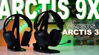 Steelseries Arctis 9X Vs Arctis 3 [upl. by Meece]