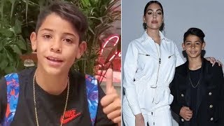 Cristiano Ronaldo Jr Speaks 4 Languages in Impressive Instagram Debut 2020 [upl. by Tabib]