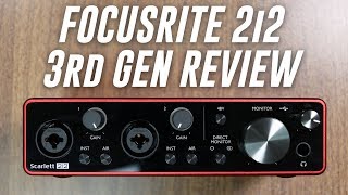 Focusrite Scarlett 2i2 3rd Gen USB Audio Interface Review  Explained [upl. by Winnah]