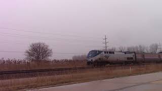 Amtrak 161 North Braceville IL 12118 [upl. by Akelahs]