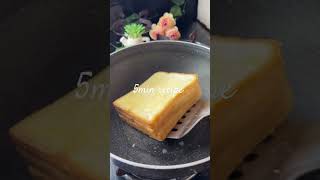 High protein banana milk toast recipe yummy Sharma home kittchen youtubeshort [upl. by Akema874]